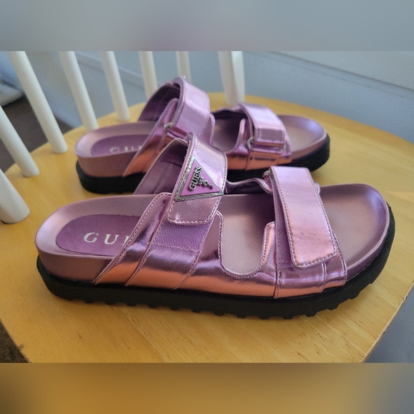 Guess Purple Sandals with Adjustable Straps - Picture 6 of 10